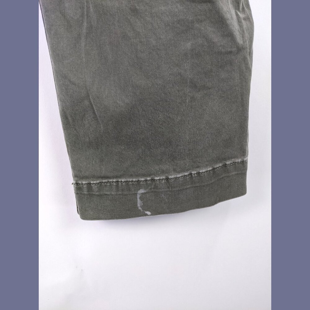 Marine Layer Size 8 Bridget Wide Leg Crop Pants in Olive Green Style 14650 - Picture 6 of 9
